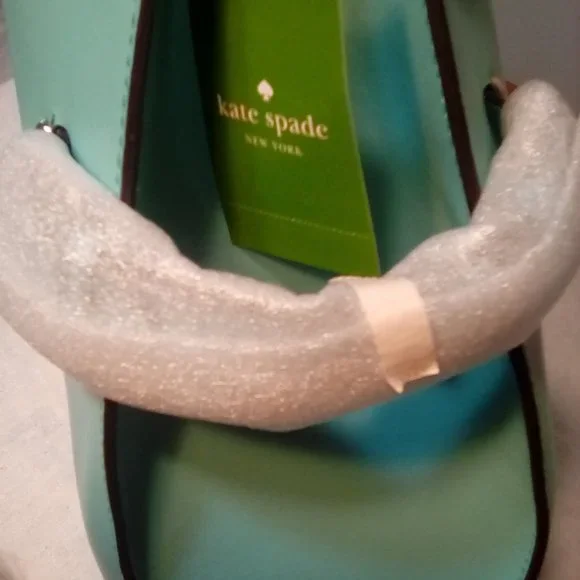 Authentic Kate Spade Vanston Dylan Caribbean blue satchel purse bag - Picture 12 of 13